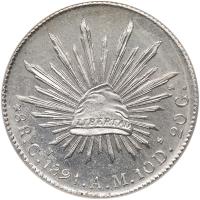 Mexico. 8 Reales, 1891-Cn AM ANACS MS62