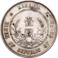 China-Republic. Memento Dollar, ND (1927) - 2