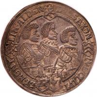 German States: Saxe-Altenburg. Taler, 1624-WA PCGS About Unc - 2