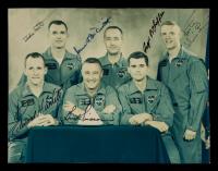 Apollo 1: Rare Apollo 1 Prime and Backup Crew Signed Vintage Color Photo. LOA by Zarelli Space Authentication Included