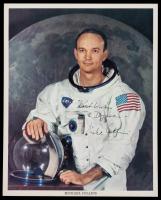 Apollo 11 Michael Collins Collection: Two (2) Signed Photos, a Program and Typed Letter Signed as Assistant Secretary of State