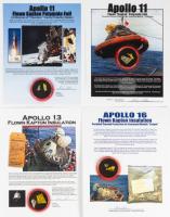Flown Kapton Foil Insulation: Apollo 11 (2 Presentations Removed From Columbia), Apollo 13 and Apollo 16