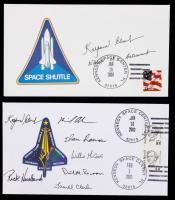 WITHDRAWN - Rare STS 107 Full Crew Signed Launch and Re-entry Cover + STS-107 + STS-9