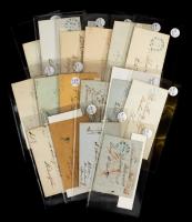 1832-65 Group Of 16 Baltimore Stampless Covers/Folded Letters