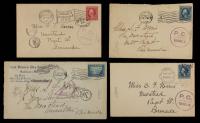 1916-19 Group Of 4 Baltimore Covers To Bermuda