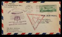 1933, 50Â¢ Zeppelin New York-Brazil Roundtrip FDC