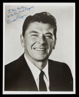 Reagan, Ronald: 40th President Inscribed & Signed, Vintage Re-Strike Photo, ca. 1966 Campaign for Governor of California JSA/LOA
