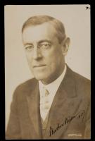 Wilson, Woodrow: Signed Silver Nitrate Sepia Print "Woodrow Wilson, 1913" JSA Certificaton.