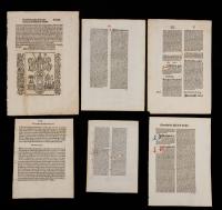 32 15th Century Incunabula, Beautifully Archived Collection Each With Author's Name, Printer, Location, Year Published, Referenc