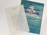 Rodgers, Richard: Wonderful, Heartfelt TLS OF Thanks to Lifelong Friend, Novelist Edna Ferber Dated 1949 Plus Original Sheet Mus