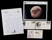 Tombaugh, Clyde W: Five Signed Pieces including ALS by the Discoverer of Pluto Including a Signed NASA Rendering of the