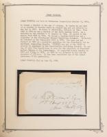 US Senators: 75 Free Frank Covers of US Senators Serving Between 1845-1865. Henry Clay, Millard Fillmore, Robert Toombs, Hamilto