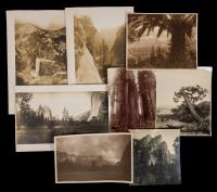Collection of 8 Early 20th Century Double Weight Gelatin Silver Prints, Possibly by Putnam & Valentine, Five From Yosemite