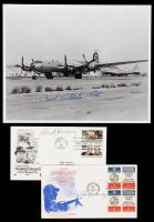 Paul Tibbets and Charles Sweeney: Three Autographed Pieces by the Pilots Who Flew in Two Separate Missions, The Atomic Bombing o