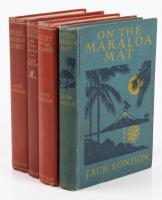 London, Jack. Jerry of the Islands, Michael Brother of Jerry, On the Makola Mat and Dutch Courage, All First Editions