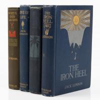 London, Jack. Love of Life, The Iron Heel, When God Laughs & Adventure, All First Editions.