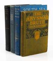 London, Jack. South Sea Tales, Smoke Bellew, The Abysmal Brute, John Barleycorn All First Editions.