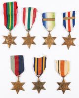 Seven (7) France and Germany Stars Awarded from Summer 1944 to Spring 1955