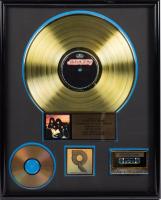 KISS: Gold Record Commemoration for the Album, Cassette and CD for "Creatures Of The Night" to the Album's Producer Michael Jame