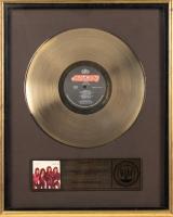 KISS: Original Gold Record Commemoration for the Album "Lick It Up" to the Album's Producer Michael James Jackson by the RIAA