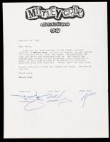 MÃ¶tley CrÃ¼e Signed Rejection Letter by Tommy Lee, Mick Mars and Nikki Sixx, Dated February, 1992