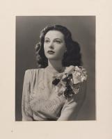 Hedy Lamarr: Early Signed 10 x 13" Portrait Photo Dated 1941. A Stunning Beauty, Actress and "The Brilliant Mind of Hollywood" S