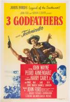 John Wayne: 3 GODFATHERS Directed by John Ford, Vintage Original, 1948 Film Poster Nmint On Linen. Plus Poster for El Dorado and