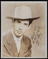 Hank Williams: Rare, Early, Inscribed and Signed Photograph to Radio Station WKNX, Michigan
