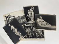 Over 75 Antique Photographs from Italy of Masterpieces Mostly from the Uffizi Gallery in Florence. Many Stunning Silver Gelatin