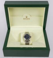 Ladies Rolex Oyster Perpetual Datejust, Model 69160, Blue Face