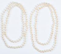 WITHDRAWN - Two Strands of Pearls, 14.5" and 15.5" in Length Perfect for Pairing. Fine Luster