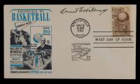 Ernest G. Hildner: Rare Signed First Day of Issue Commemorating the 100th Anniversary of the Birth of Basketball, Hildne