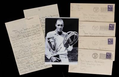 Photo Ancienne Du Joueur De Tennis Américain William Tilden En Action – 1929