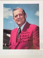 Paul "Bear" Bryant: Inscribed and Signed Color Photo Dated July, 1982