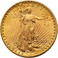 1922-S $20 St. Gaudens PCGS MS61