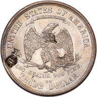 1874-CC Trade $1 NGC Unc Details - 2