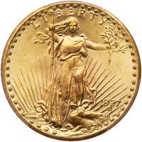 1927 $20 St. Gaudens PCGS MS66