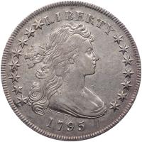 1795 Bust $1. Centered Bust PCGS EF40