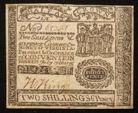 Virginia, July 17, 1775, Two Shillings 6 pence, VA-72a - 2