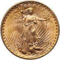 1923 $20 St. Gaudens PCGS MS64