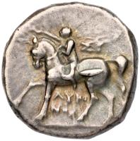 Calabria. Tarentum. Silver Stater (6.49 g), ca. 272-240 BC.