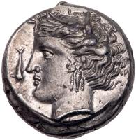 Sicily, Entella. Silver Tetradrachm (16.92 g), ca. 320/15-300 BC