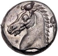 Sicily, Entella. Silver Tetradrachm (17.43 g), ca. 300-289 BC - 2