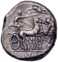 Sicily, Lilybaion. Silver Tetradrachm (17.29 g), ca. 350-310 BC