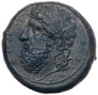 Sicily, Syracuse. Timoleon and the Third Democracy. Ã Dilitron, 25mm (20.01 g), 344-317 BC