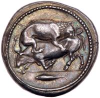 Macedonia, Akanthos. Silver Tetradrachm (17.11 g), ca. 425 BC