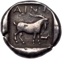 Thrace, Ainos. Silver Tetradrachm (15.51 g), ca. 463/2-462/1 BC - 2