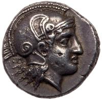 Thessaly, Pharsalos. Silver Drachm (5.98 g), ca. 420-390 BC.