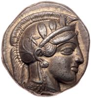 Attica, Athens. Silver Tetradrachm (17.14 g), ca. 454-404 BC