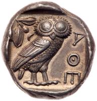 Attica, Athens. Silver Tetradrachm (17.14 g), ca. 454-404 BC - 2